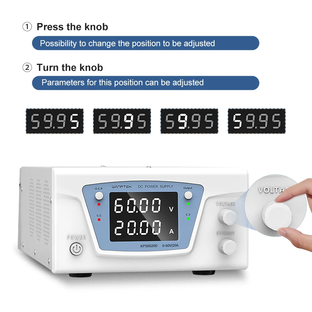 Wanptek RS485/RS232 Lab Progra - Programmable Dc Power Supply 60V 10A recensie en prijs